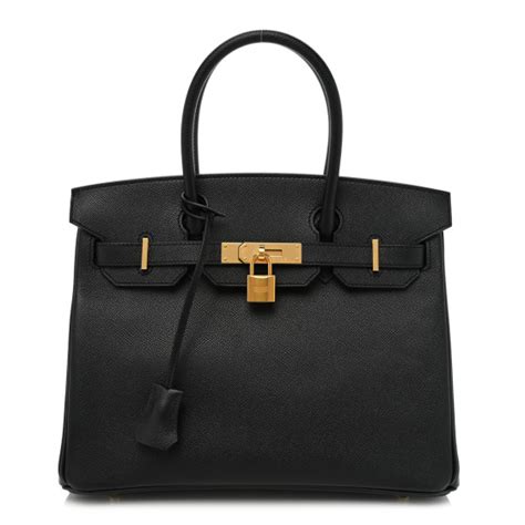 01124121835170 hermes|HERMES Epsom Birkin 30 Black 1312517 .